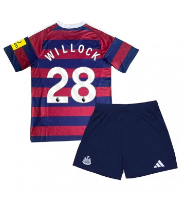 Newcastle United Joe Willock #28 Segunda Equipación Niños 2024-25 Manga Corta (+ Pantalones cortos)